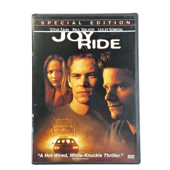 Joy Ride DVD – 2001 Thriller – Good Condition – Steve Zahn, Paul Walker - Picture 1 of 2